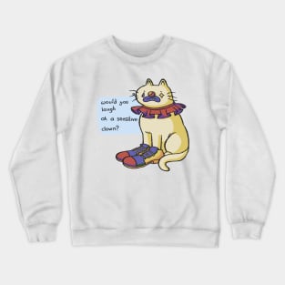 Clown Cat Crewneck Sweatshirt